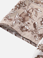 Women’s Floral V-Neck Midi Dress – Relaxed Summer Elegance