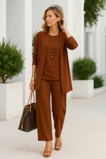 Women's Three-Piece Co-Ord Set – Everyday Elegance