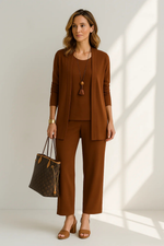 Women's Three-Piece Co-Ord Set – Everyday Elegance