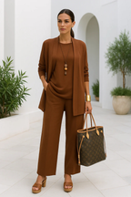Women's Three-Piece Co-Ord Set – Everyday Elegance