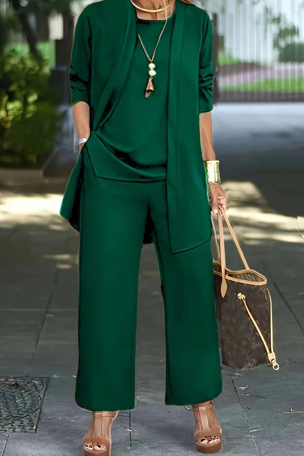 Montleigh | Women's Three-Piece Co-Ord Set – Everyday Elegance