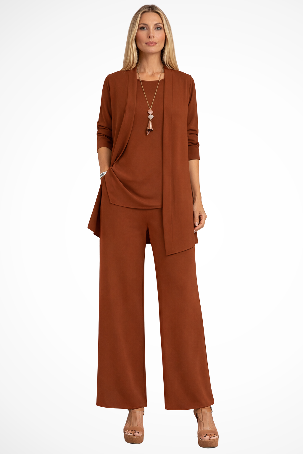 Women's Three-Piece Co-Ord Set – Everyday Elegance