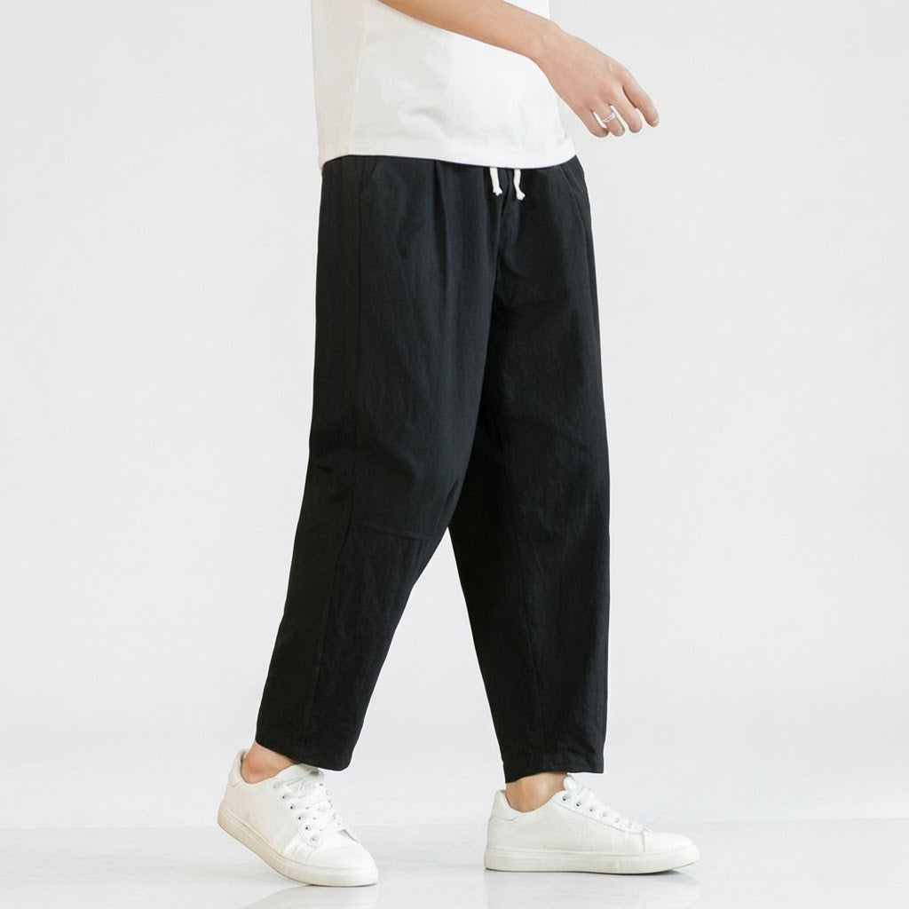 Montleigh | Men’s Cotton Comfortable Trousers – Casual Fit