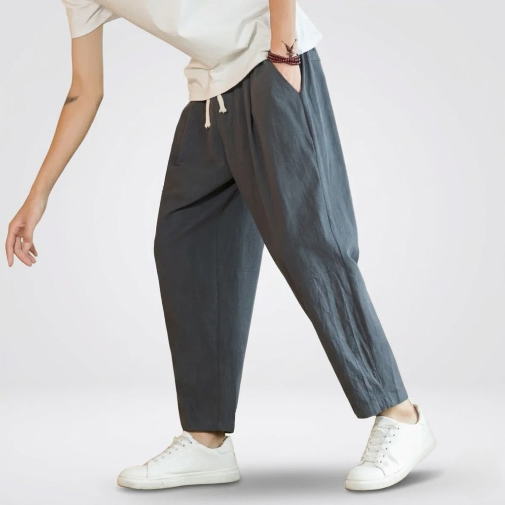 Montleigh | Men’s Cotton Comfortable Trousers – Casual Fit