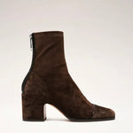 Women’s Heeled Ankle Boots – Suede Style