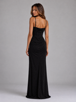 Women’s Glitter Corset Maxi Dress