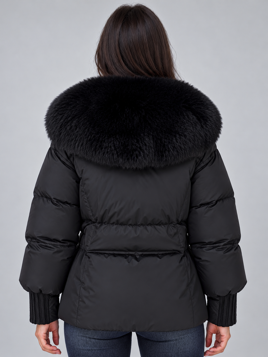 Women’s Faux Fur Collar Puffer Jacket