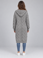 Women’s Long Cable Knit Cardigan