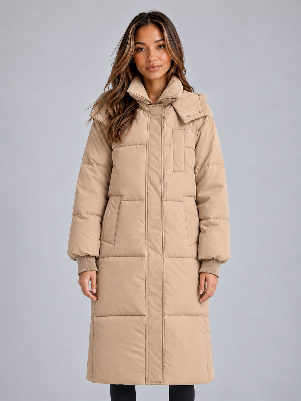 Women’s Long Hooded Puffer Coat