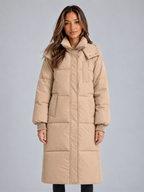 Women’s Long Hooded Puffer Coat