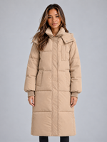 Women’s Long Hooded Puffer Coat