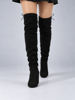 Women’s Over-The-Knee Suede Look Boots