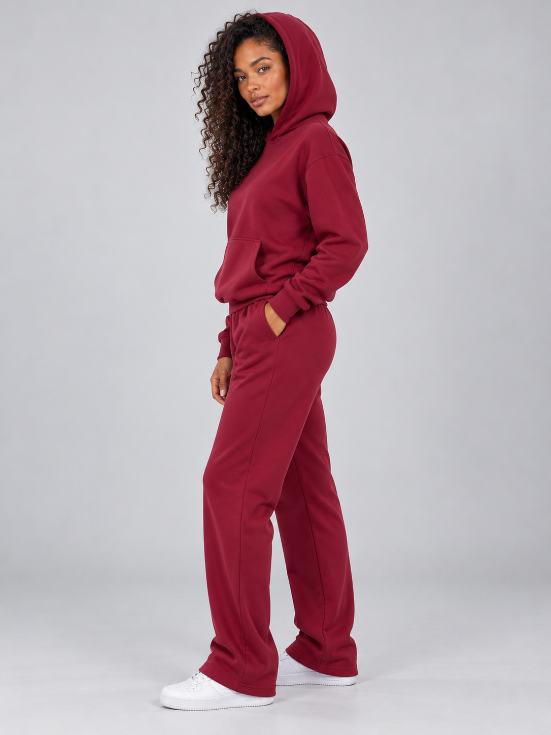 Women’s Oversized Hooded Tracksuit Set
