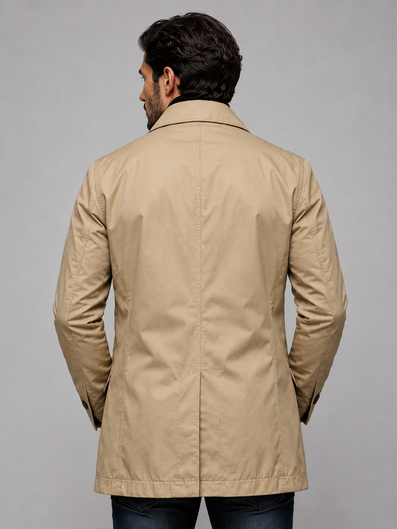 Men’s Tailored Classic Coat – Structured Smart-Casual Jacket