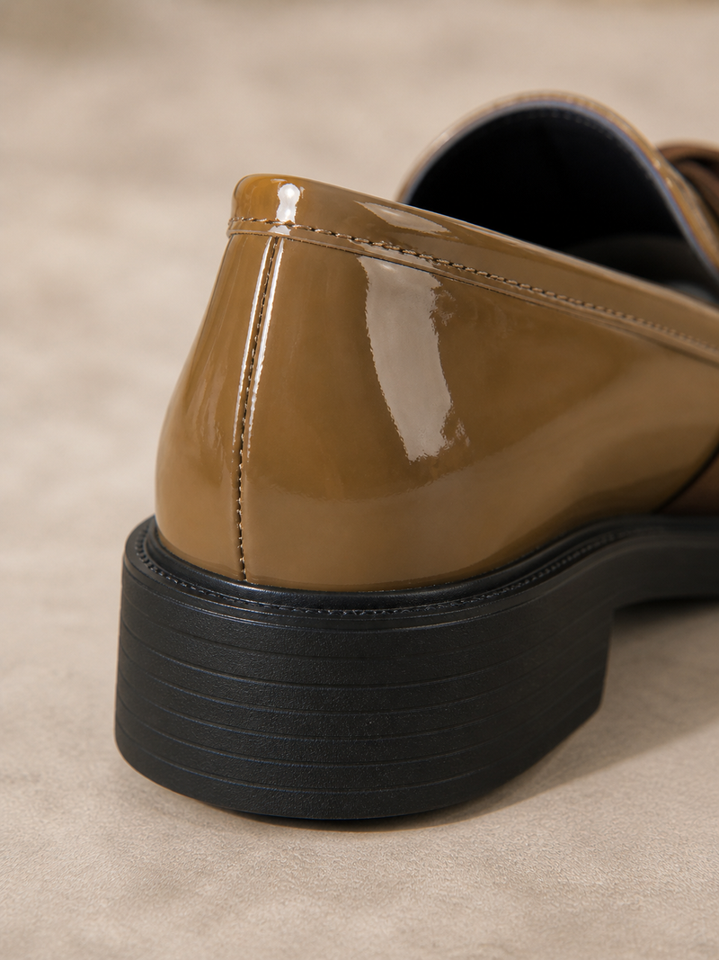 Women’s Leather Loafers – Bow Detail Classic Slip-On