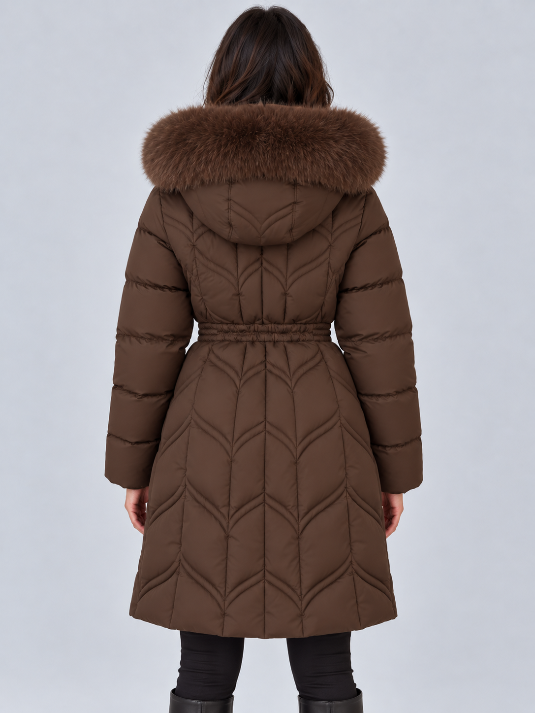 Women’s Faux Fur Hooded Puffer Coat