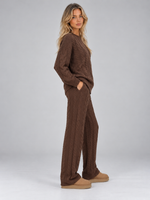Women’s Cable Knit Two-Piece Set