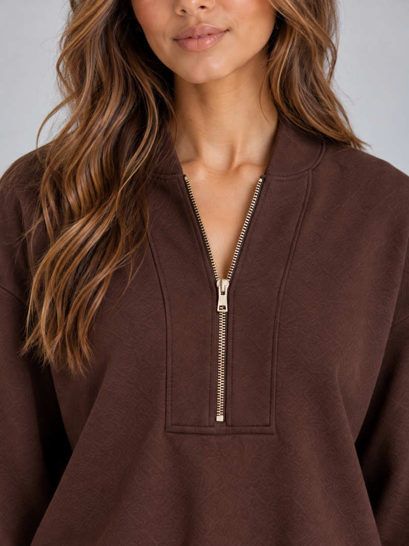 Women’s Half Zip Knit Co-Ord Set