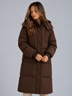 Women’s Long Hooded Puffer Coat