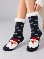 Women’s Christmas Socks – Fluffy Lined Festive Winter Socks