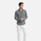 Men's Linen Look Henley Shirt – Relaxed Summer Style