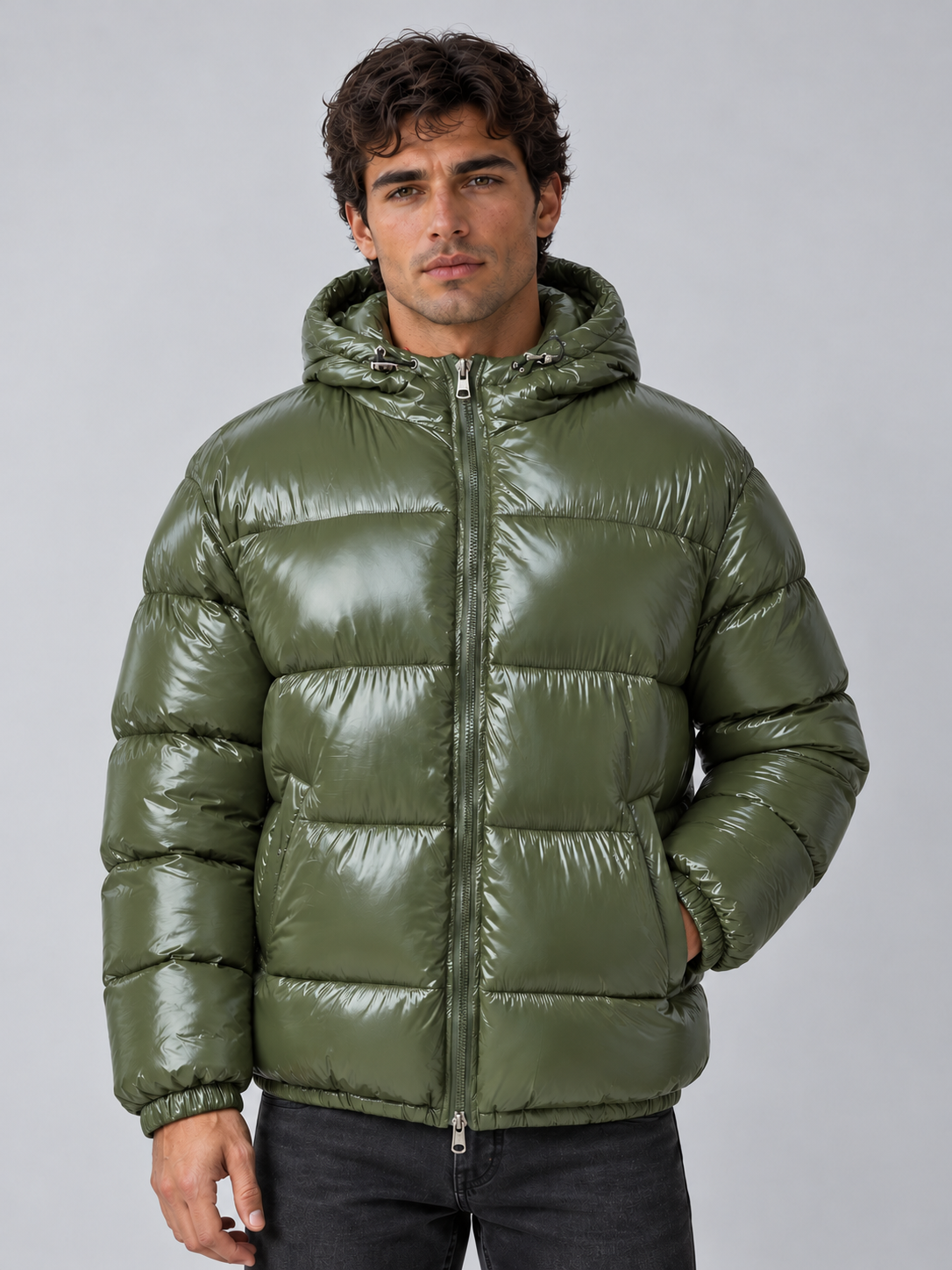 Men's Hooded Puffer Jacket