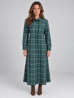 Women’s Long Sleeve Maxi Shirt Dress