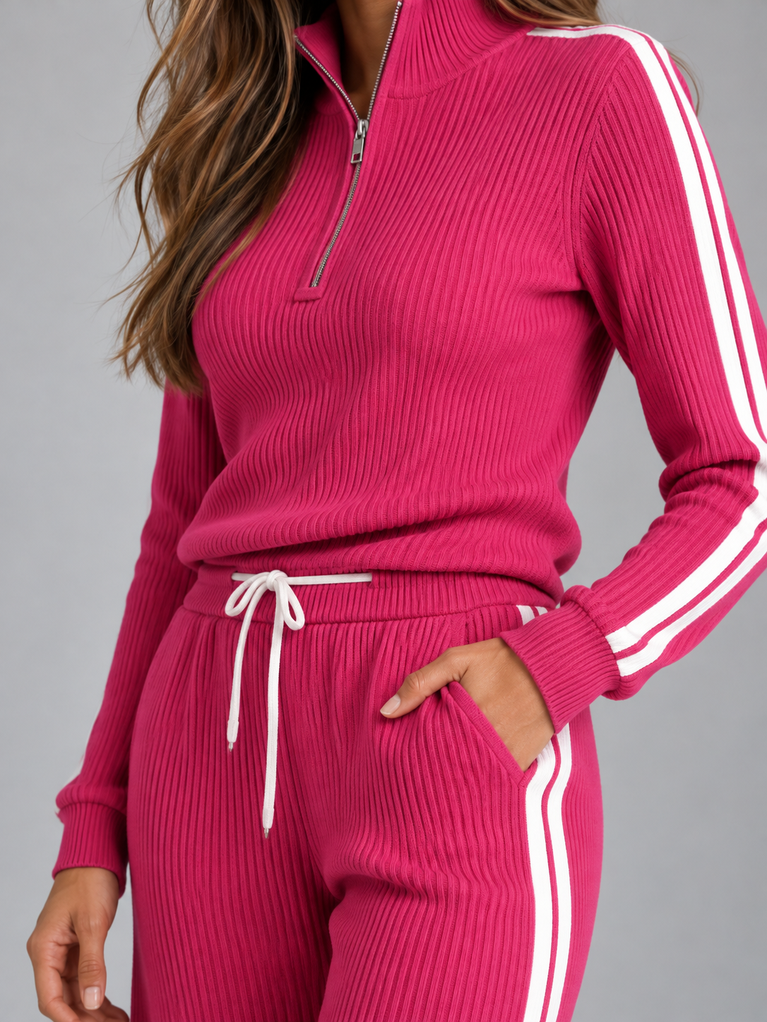 Women’s Ribbed Knitted Co-Ord Set