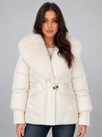 Women’s Faux Fur Collar Puffer Jacket