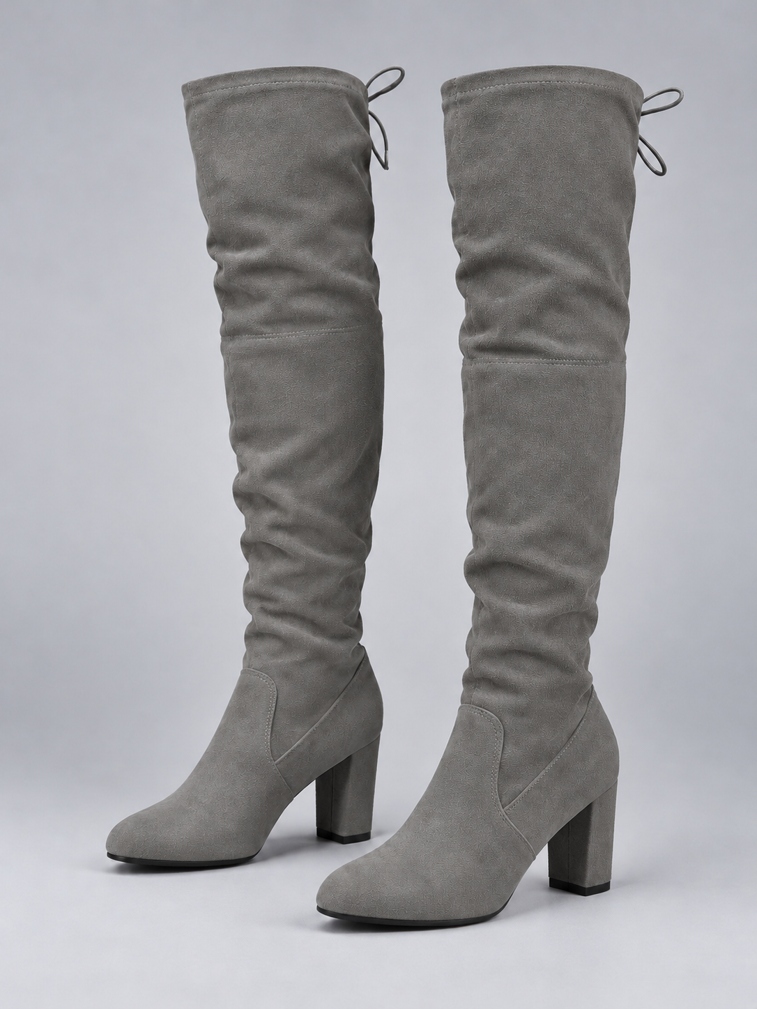 Women’s Over-The-Knee Suede Look Boots