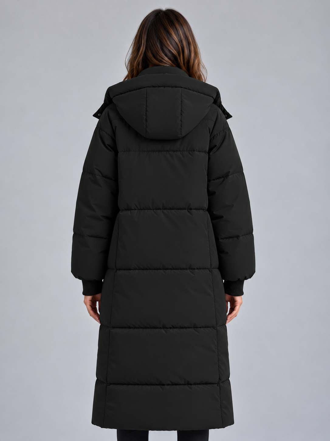 Women’s Long Hooded Puffer Coat