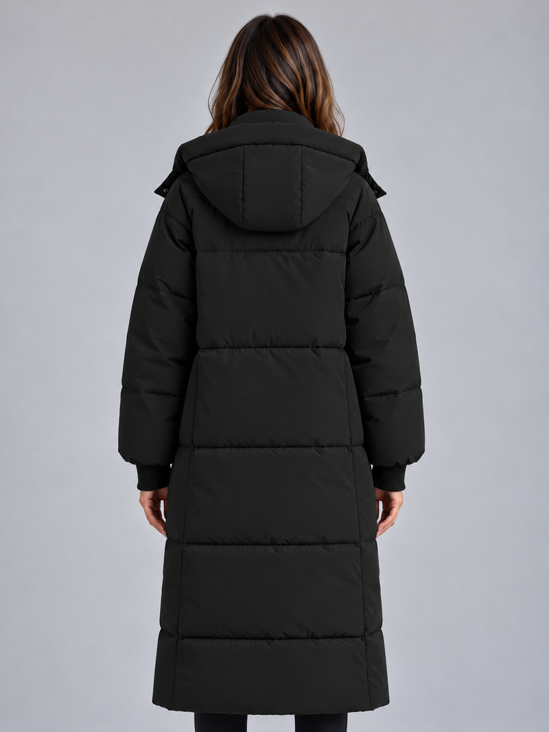 Women’s Long Hooded Puffer Coat
