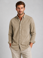 Men’s Casual Button-Down Shirt – Relaxed Everyday Fit