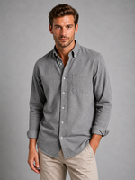 Men’s Casual Button-Down Shirt – Relaxed Everyday Fit