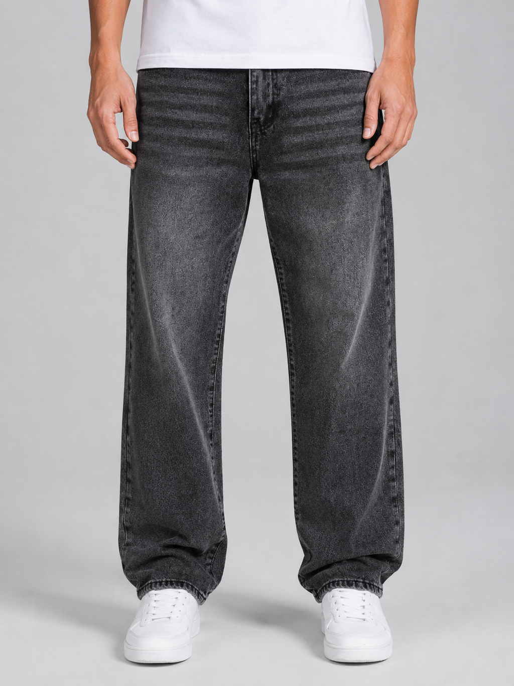 Men’s Casual Straight Leg Jeans – Relaxed Fit Everyday Denim