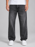 Men’s Casual Straight Leg Jeans – Relaxed Fit Everyday Denim