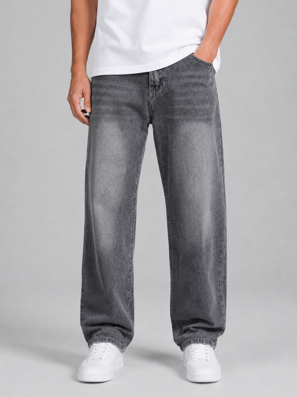 Men’s Casual Straight Leg Jeans – Relaxed Fit Everyday Denim
