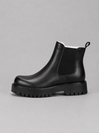 Men’s Chunky Chelsea Boots – Slip-On Thick Sole Smart Casual Shoes