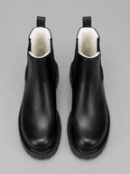 Men’s Chunky Chelsea Boots – Slip-On Thick Sole Smart Casual Shoes