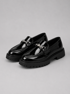 Men’s Chunky Sole Loafers – British Style Slip-On Shoes