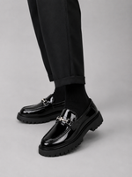 Men’s Chunky Sole Loafers – British Style Slip-On Shoes
