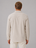 Men’s Corduroy Button-Up Shirt – Long Sleeve Overshirt