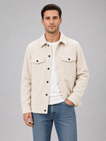 Men's Corduroy Overshirt – Cotton Button Up Shirt Jacket