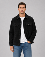 Men's Corduroy Overshirt – Cotton Button Up Shirt Jacket