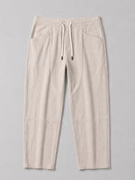 Men’s Drawstring Cropped Trousers – Relaxed Fit Summer Style