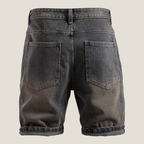 Men’s Denim Shorts – Relaxed Fit Rolled Hem Summer Style
