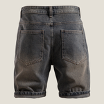 Men’s Denim Shorts – Relaxed Fit Rolled Hem Summer Style