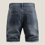 Men’s Denim Shorts – Relaxed Fit Rolled Hem Summer Style