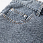 Men’s Denim Shorts – Relaxed Fit Rolled Hem Summer Style