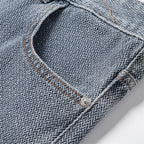 Men’s Denim Shorts – Relaxed Fit Rolled Hem Summer Style